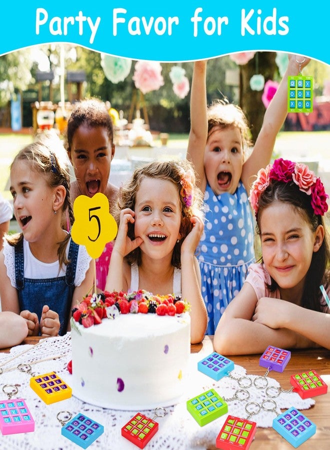 ١٦ قطعة من سلاسل مفاتيح لعبة إكس أو لعيد الحب، هدايا بالجملة لحفلات أعياد الميلاد، حشوات لأكياس الهدايا للأطفال من ٤ إلى ٨ سنوات ومن ٨ إلى ١٢ سنة، صندوق كنز للفصل الدراسي، لعبة، جائزة كرنفال، حشو بيناتا، مكافآت للطلاب، هدية تذكارية - Image 4